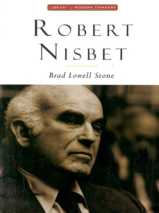 Cover image for Robert Nisbet